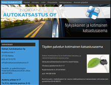 Tablet Screenshot of nokianautokatsastus.fi